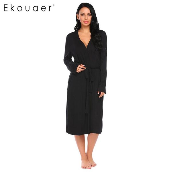 ekouaer women long robe sleepwear long sleeve solid kimono comfort bathrobe spa robes night dressing gown nightwear, Black;red
ekouaer women long robe sleepwear long sleeve solid kimono comfort bathrobe spa robes night dressing gown nightwear, Black;red