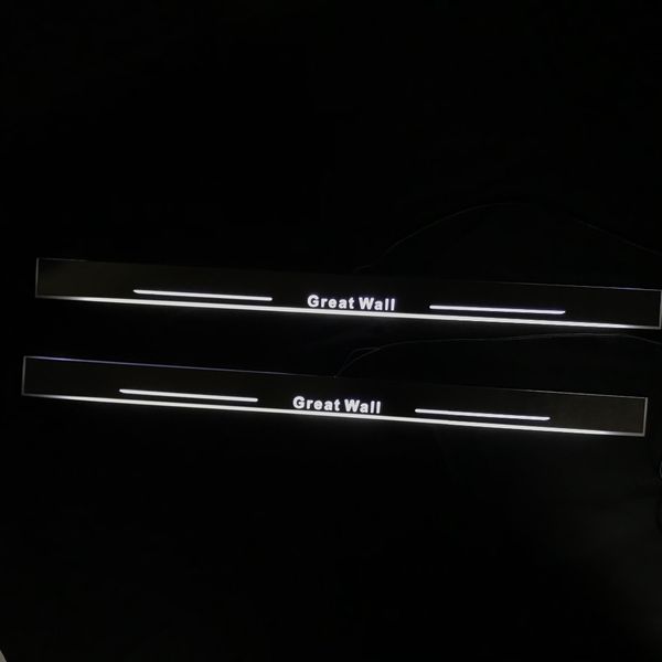 acrylic door sill plate strip with led decorative welcome light moving door scuff for great wall h5
acrylic door sill plate strip with led decorative welcome light moving door scuff for great wall h5