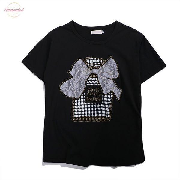 2020 women summer new fashion loose plus size black with rhinestones short sleeved t shirt female casual drilling tee top, White
2020 women summer new fashion loose plus size black with rhinestones short sleeved t shirt female casual drilling tee top, White