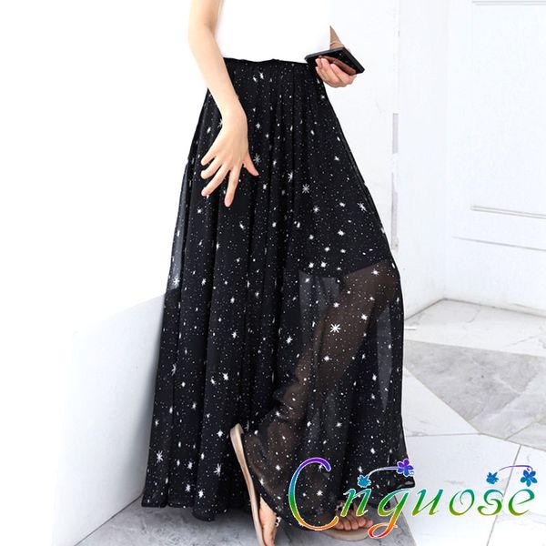 skirts 2021 summer fashion female casual mop the floor black chiffon star dot pattern maxi long skirt for women
skirts 2021 summer fashion female casual mop the floor black chiffon star dot pattern maxi long skirt for women