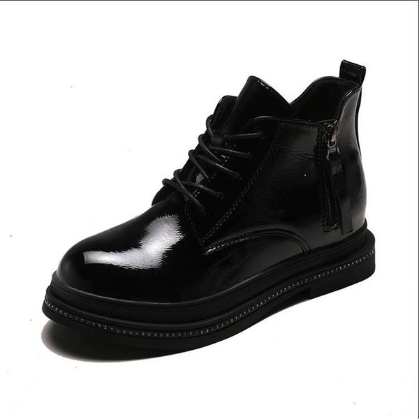 mhysa 2019 fashion zipper flat shoes woman high heel platform pu leather boots lace up women shoes ankle boots girls 35-40 l874, Black
mhysa 2019 fashion zipper flat shoes woman high heel platform pu leather boots lace up women shoes ankle boots girls 35-40 l874, Black