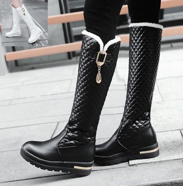 -womens tall knee high boots luxury designer boots white black grid design platform wedge shoes size 34 to 42 43292w
-womens tall knee high boots luxury designer boots white black grid design platform wedge shoes size 34 to 42 43292w