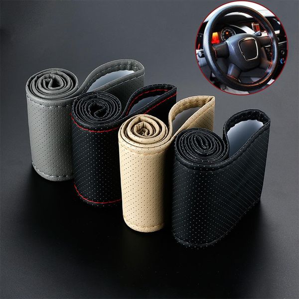 new listing color texture soft auto car steering wheel cover with needles and thread artificial leather car covers car-styli
new listing color texture soft auto car steering wheel cover with needles and thread artificial leather car covers car-styli