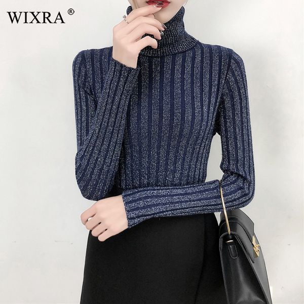wixra women warm sweaters autumn winter turtleneck pullover fashion shining solid sweaters sweater for women, White;black
wixra women warm sweaters autumn winter turtleneck pullover fashion shining solid sweaters sweater for women, White;black