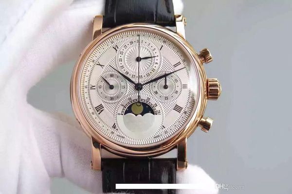 bm montre de luxe lunar phase function leather watchband 7750 manual chain mechanical movement watches designer watches, Slivery;brown
bm montre de luxe lunar phase function leather watchband 7750 manual chain mechanical movement watches designer watches, Slivery;brown