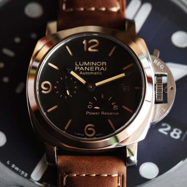 men automatic luxury watch blue stainless men mechanical wristwatch date chrono christmas gifts 47mm with box 55, Slivery;brown
men automatic luxury watch blue stainless men mechanical wristwatch date chrono christmas gifts 47mm with box 55, Slivery;brown