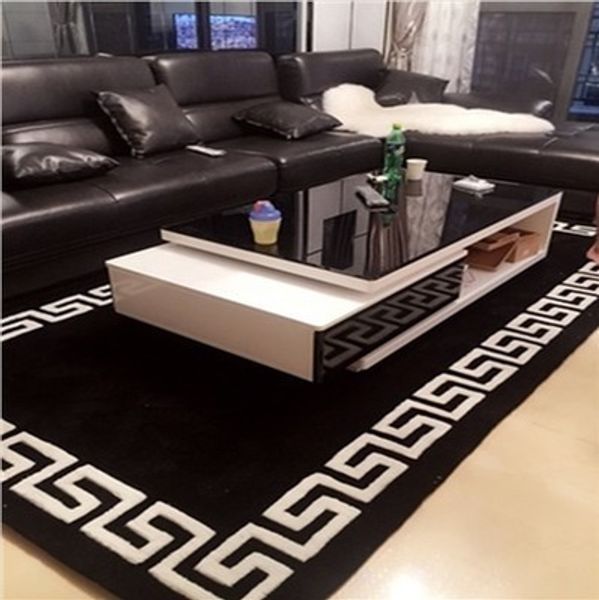 2017 simple modern european carpet living room coffee table bedroom bedside mattress model full floor carpet customization