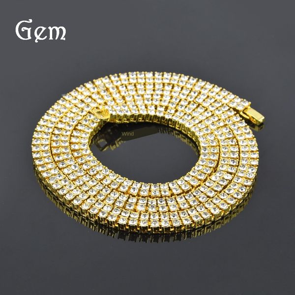 cuban link chains men's alloy diamond 2-row necklace hiphop jewelry hip-hop nn04, Silver
cuban link chains men's alloy diamond 2-row necklace hiphop jewelry hip-hop nn04, Silver