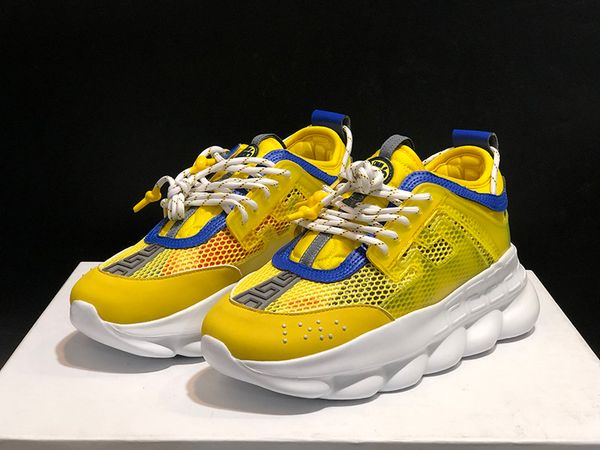 chain reaction dad shoes men women light weight 2 chainz x chainlink embossed sole yellow white casual designer sports shoes sneakers, Black
chain reaction dad shoes men women light weight 2 chainz x chainlink embossed sole yellow white casual designer sports shoes sneakers, Black