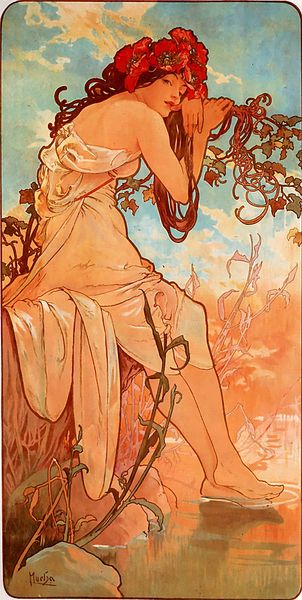 alphonse mucha painting summer 1896 classic canvas paintings vintage wall posters stickers home decor gift
alphonse mucha painting summer 1896 classic canvas paintings vintage wall posters stickers home decor gift