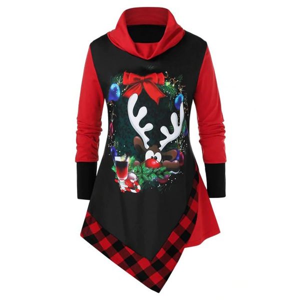 fashion merry christmas funny blouse plus size turleneck casual winter ladies tunic female women long sleeve blusas pullover, White
fashion merry christmas funny blouse plus size turleneck casual winter ladies tunic female women long sleeve blusas pullover, White