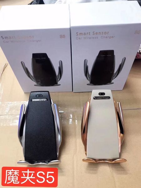 10w wirele car charger 5 automatic clamping fa t charging phone holder mount in car for iphone huawei am ung mart phone 
10w wirele car charger 5 automatic clamping fa t charging phone holder mount in car for iphone huawei am ung mart phone
