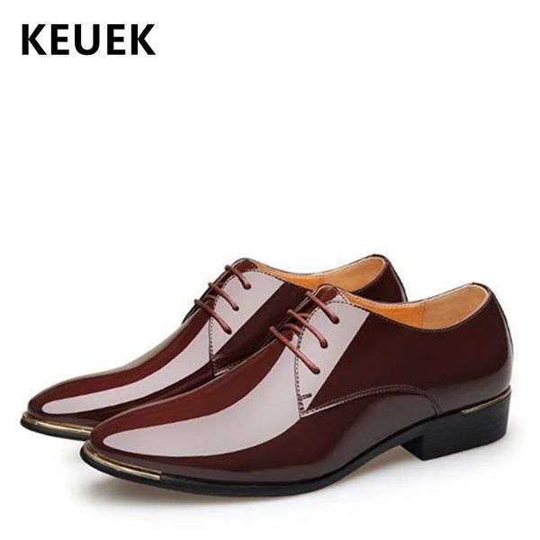 spring autumn men casual leather shoes big size pointed toe lace-up dress business shoes male fats 033, Black
spring autumn men casual leather shoes big size pointed toe lace-up dress business shoes male fats 033, Black