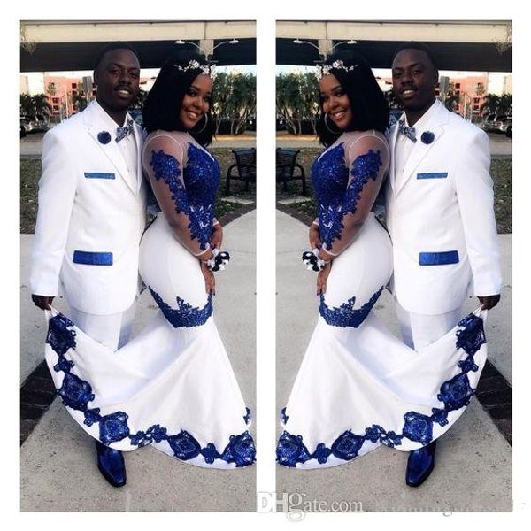 новый белый атлас королевский синий кружева aso ebi африканский пром платья длинные иллюзионные рукава аппликация вечерние вечерние платья к, Black
новый белый атлас королевский синий кружева aso ebi африканский пром платья длинные иллюзионные рукава аппликация вечерние вечерние платья к, Black