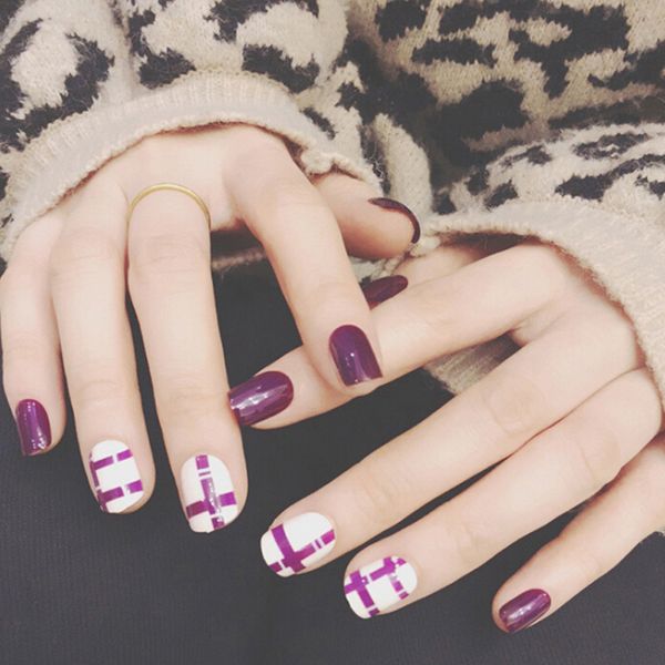 24pcs purple gradient false nails acrylic uv gel wedding full fake nails art tip new, Red;gold
24pcs purple gradient false nails acrylic uv gel wedding full fake nails art tip new, Red;gold