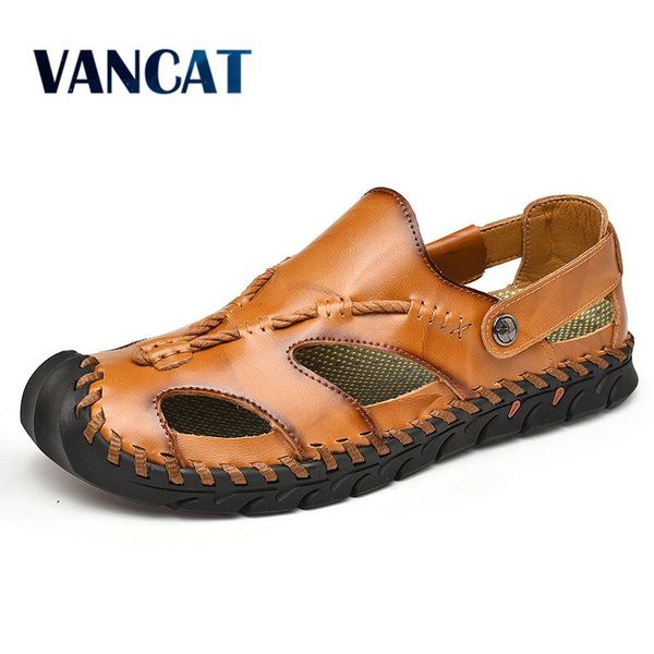 new 2019 men summer rome sandals genuine leather casual shoes man slip on breathable slippers beach sandalias soft size 38-48, Black
new 2019 men summer rome sandals genuine leather casual shoes man slip on breathable slippers beach sandalias soft size 38-48, Black