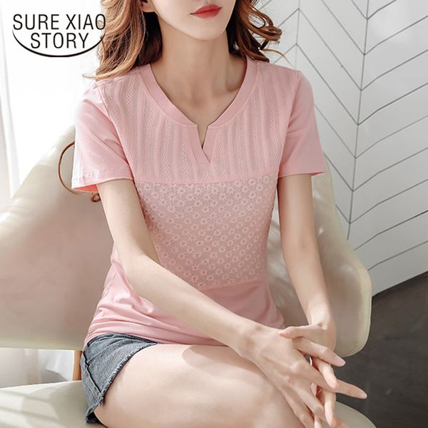 women's blouses & shirts 2021 fashion solid cotton women blouse summer short sleeve shirt v-neck floral lace feminine plus size 8587 5, White
women's blouses & shirts 2021 fashion solid cotton women blouse summer short sleeve shirt v-neck floral lace feminine plus size 8587 5, White