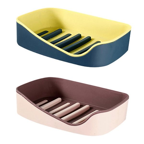 2pcs wall mounted self adhesive soap sponge dish no drilling storage box rack shelf double drain soap dishes bathroom accessorie bathroom si
2pcs wall mounted self adhesive soap sponge dish no drilling storage box rack shelf double drain soap dishes bathroom accessorie bathroom si