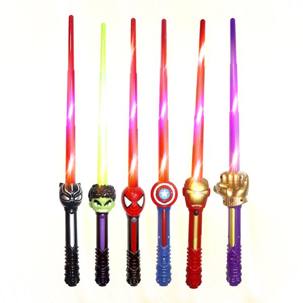 led люминесцентная лампа вспышка трисекция телескопическая капитан америка железный человек-паук свеча свечения детские игрушки меч популярн
led люминесцентная лампа вспышка трисекция телескопическая капитан америка железный человек-паук свеча свечения детские игрушки меч популярн