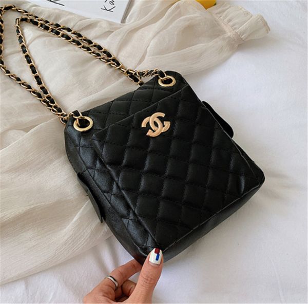 women's bag bucket bag 2019 new fashion wild cross-body chain bag 
women's bag bucket bag 2019 new fashion wild cross-body chain bag