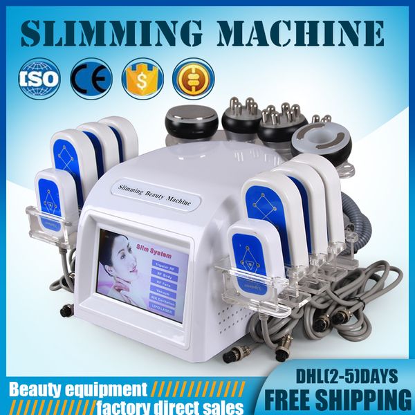 new promotion 6 in 1 ultrasonic cavitation vacuum radio frequency lipo laser slimming machine for spa good result, Black;white
new promotion 6 in 1 ultrasonic cavitation vacuum radio frequency lipo laser slimming machine for spa good result, Black;white