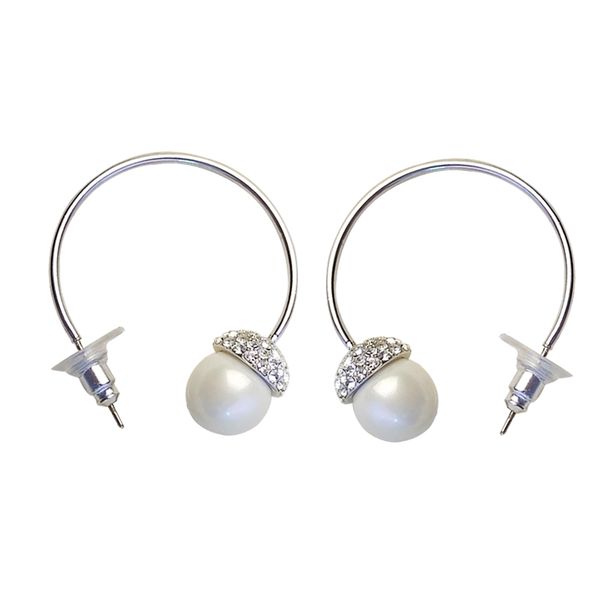 Very Popular ins fashion designer big hoop with diamond pearls bling crystals stud earrings for woman
Very Popular ins fashion designer big hoop with diamond pearls bling crystals stud earrings for woman