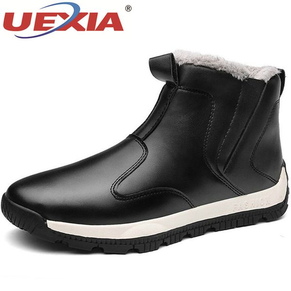 uexia winter new big size 39-48 shoes plush warm winter men anti-skidding boots men's snow boots footwear, Black
uexia winter new big size 39-48 shoes plush warm winter men anti-skidding boots men's snow boots footwear, Black