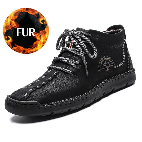 winter men boots with fur snow boots lace up waterproof footwear male casual men shoes outdoor fashion new big size, Black
winter men boots with fur snow boots lace up waterproof footwear male casual men shoes outdoor fashion new big size, Black