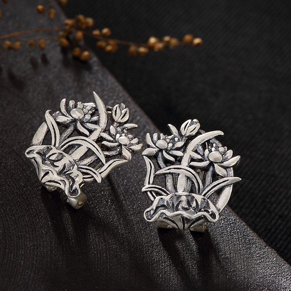 2018 new arrival brinco fine restoring ancient ways female lotus hollow out joker matte earrings wholesale, Golden;silver
2018 new arrival brinco fine restoring ancient ways female lotus hollow out joker matte earrings wholesale, Golden;silver