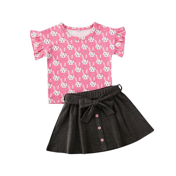toddler baby girls clothes easter ruffles short sleeve t-shirt bow pleated skirt girls dress skirt outfits 1-5t, White
toddler baby girls clothes easter ruffles short sleeve t-shirt bow pleated skirt girls dress skirt outfits 1-5t, White