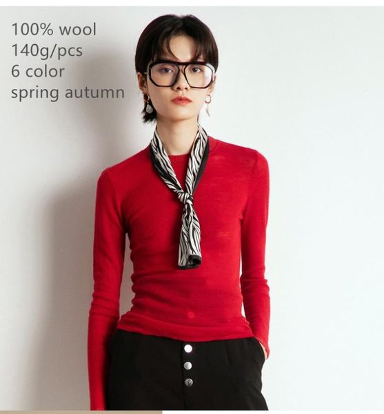 naizaiga boutique 100% wool bright round neck ultra-thin wool base shirt women thin long sleeves women sweater , dgys7, White;black
naizaiga boutique 100% wool bright round neck ultra-thin wool base shirt women thin long sleeves women sweater , dgys7, White;black