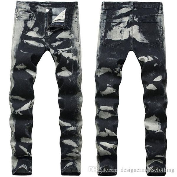 gray spots regular mens jeans fashion stretch long pencil designer pants mid waist print mens trousers, Blue
gray spots regular mens jeans fashion stretch long pencil designer pants mid waist print mens trousers, Blue