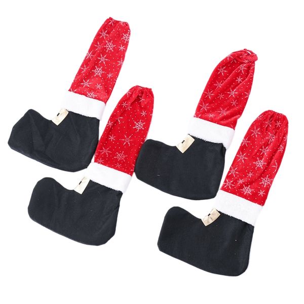 4 pcs hat chair covers merry christmas gift xmas decor dinner chair xmas snow boots christmas decorations for home table feet co
4 pcs hat chair covers merry christmas gift xmas decor dinner chair xmas snow boots christmas decorations for home table feet co
