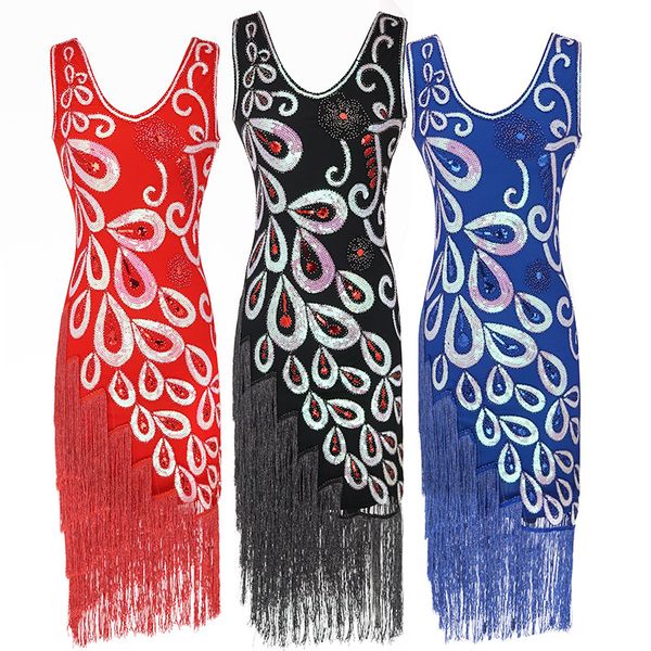 party dresses backlakegirls 2021 v neck sequined cocktail sleeveless with tassels peacock pattern three colors avond jurken, White;black
party dresses backlakegirls 2021 v neck sequined cocktail sleeveless with tassels peacock pattern three colors avond jurken, White;black