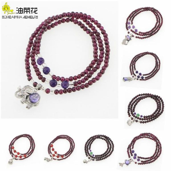 beaded, strands natural stone garnet 3 circle bracelet crystal gems pendant woman girl accessories christmas wedding gift wholesale price, Black
beaded, strands natural stone garnet 3 circle bracelet crystal gems pendant woman girl accessories christmas wedding gift wholesale price, Black