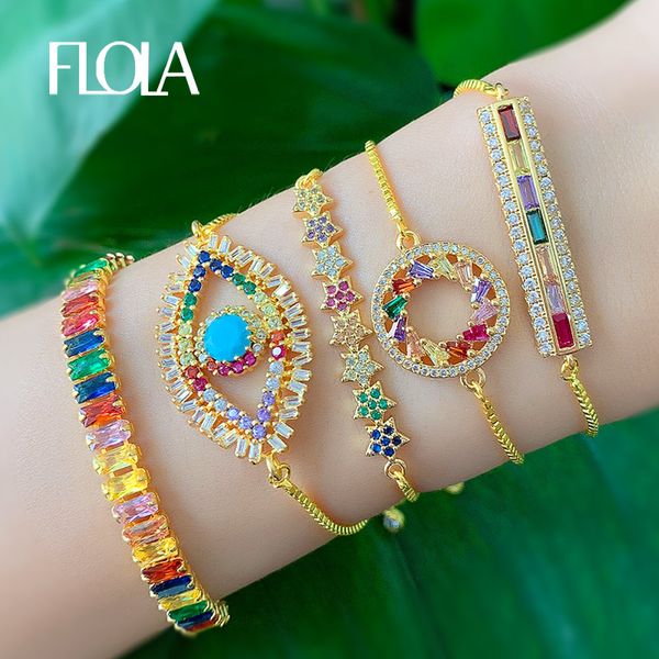 flola turkish evil eye bracelet for women gold eye cz bar rainbow bracelet rainbow jewelry pulseras mujer moda 2019 brtb56, Golden;silver
flola turkish evil eye bracelet for women gold eye cz bar rainbow bracelet rainbow jewelry pulseras mujer moda 2019 brtb56, Golden;silver
