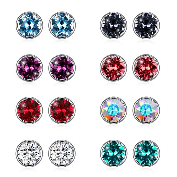 dom women earrings 925 sterling silver dazzling multi-color stud earrings for women girls sterling-silver-jewelry sve314, Golden;silver
dom women earrings 925 sterling silver dazzling multi-color stud earrings for women girls sterling-silver-jewelry sve314, Golden;silver