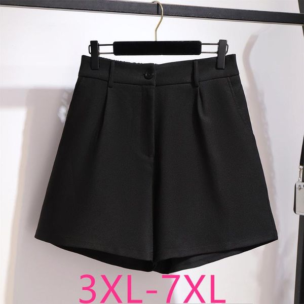2020 spring summer plus size shorts for women large loose casual elastic waist high waist wide leg shorts black 4xl 5xl 6xl 7xl, White;black
2020 spring summer plus size shorts for women large loose casual elastic waist high waist wide leg shorts black 4xl 5xl 6xl 7xl, White;black