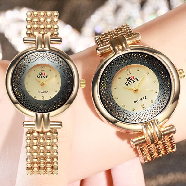 2019 watch women fashion trend stereo simple dial particle link strap ladies wristwatch quartz saat watches, Slivery;brown
2019 watch women fashion trend stereo simple dial particle link strap ladies wristwatch quartz saat watches, Slivery;brown