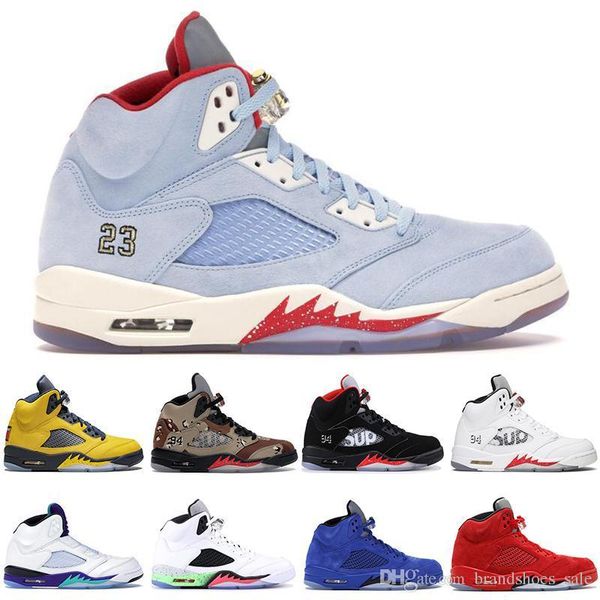 new arrival michigan 5 5s men basketball shoes psg black white ice blue red suede olympic designer sports sneakers mens trainers athletics 
new arrival michigan 5 5s men basketball shoes psg black white ice blue red suede olympic designer sports sneakers mens trainers athletics