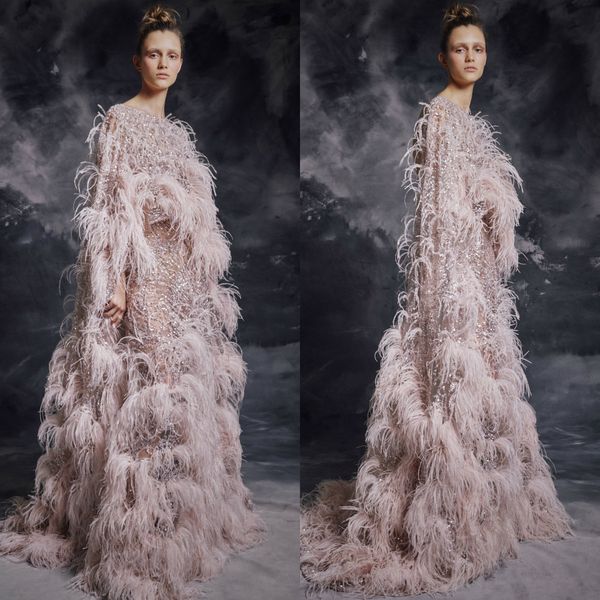 modest sheath evening prom dress long sleeve tulle lace feather crystal party dresses floor length jewel neck robes de soirée, Black
modest sheath evening prom dress long sleeve tulle lace feather crystal party dresses floor length jewel neck robes de soirée, Black