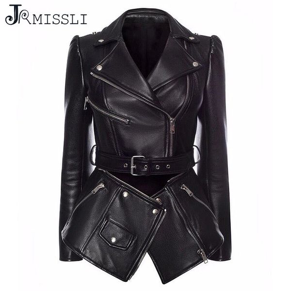 jrmissli women black soft zipper leather jacket coat turn-down collar casual pu motorcycle black punk outerwear, Black;brown
jrmissli women black soft zipper leather jacket coat turn-down collar casual pu motorcycle black punk outerwear, Black;brown