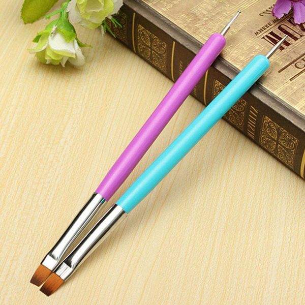 nail art brushes vibrant glamour painting drawing liner pen gel polish double head dual use nail painting pen drawing brush, Yellow
nail art brushes vibrant glamour painting drawing liner pen gel polish double head dual use nail painting pen drawing brush, Yellow