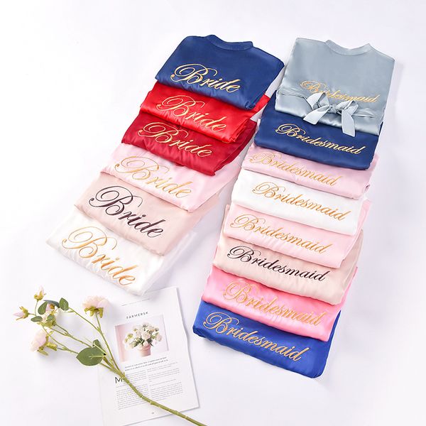 embroidery letter bride bridesmaid wedding robe female kimono bathrobe gown intimate lingerie satin sleepwear home clothes, Black;red
embroidery letter bride bridesmaid wedding robe female kimono bathrobe gown intimate lingerie satin sleepwear home clothes, Black;red