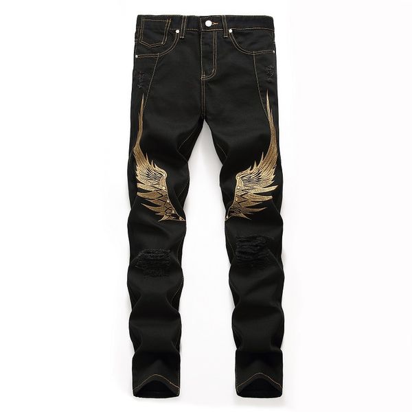 popular men's jeans street personality embroidery wings men's jeans holes multicolor plus-size for men, Blue
popular men's jeans street personality embroidery wings men's jeans holes multicolor plus-size for men, Blue