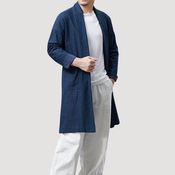 spring autumn windbreaker men vintage chinese style trench coat men's long sleeves solid color slim cardigan jacket long trench, Tan;black
spring autumn windbreaker men vintage chinese style trench coat men's long sleeves solid color slim cardigan jacket long trench, Tan;black