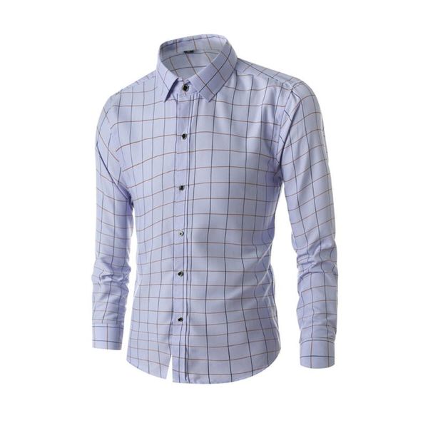 camisa social masculina мужская рубашка мужская мода бизнес досуг с длинными рукавами решетчатая печать рубашка топ блузка мужчины, White;black
camisa social masculina мужская рубашка мужская мода бизнес досуг с длинными рукавами решетчатая печать рубашка топ блузка мужчины, White;black