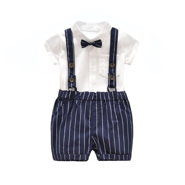 new summer fashion cool boys clothes set stripe bow tie decorative + bib pants gentleman outfits set for baby boysa, White
new summer fashion cool boys clothes set stripe bow tie decorative + bib pants gentleman outfits set for baby boysa, White