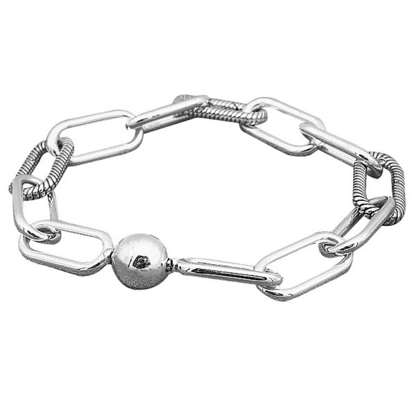 new 925 sterling silver bracelet me link snake chain pattern circular clasp bracelets bangle fit women bead charm diy jewelry, Black
new 925 sterling silver bracelet me link snake chain pattern circular clasp bracelets bangle fit women bead charm diy jewelry, Black