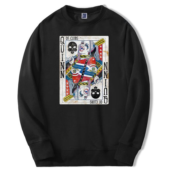 quinn of clubs mens harley quinn sweatshirts hoodie fleece streetwear fashion sportswear crewneck spring autumn cool sweatshirt, Black
quinn of clubs mens harley quinn sweatshirts hoodie fleece streetwear fashion sportswear crewneck spring autumn cool sweatshirt, Black